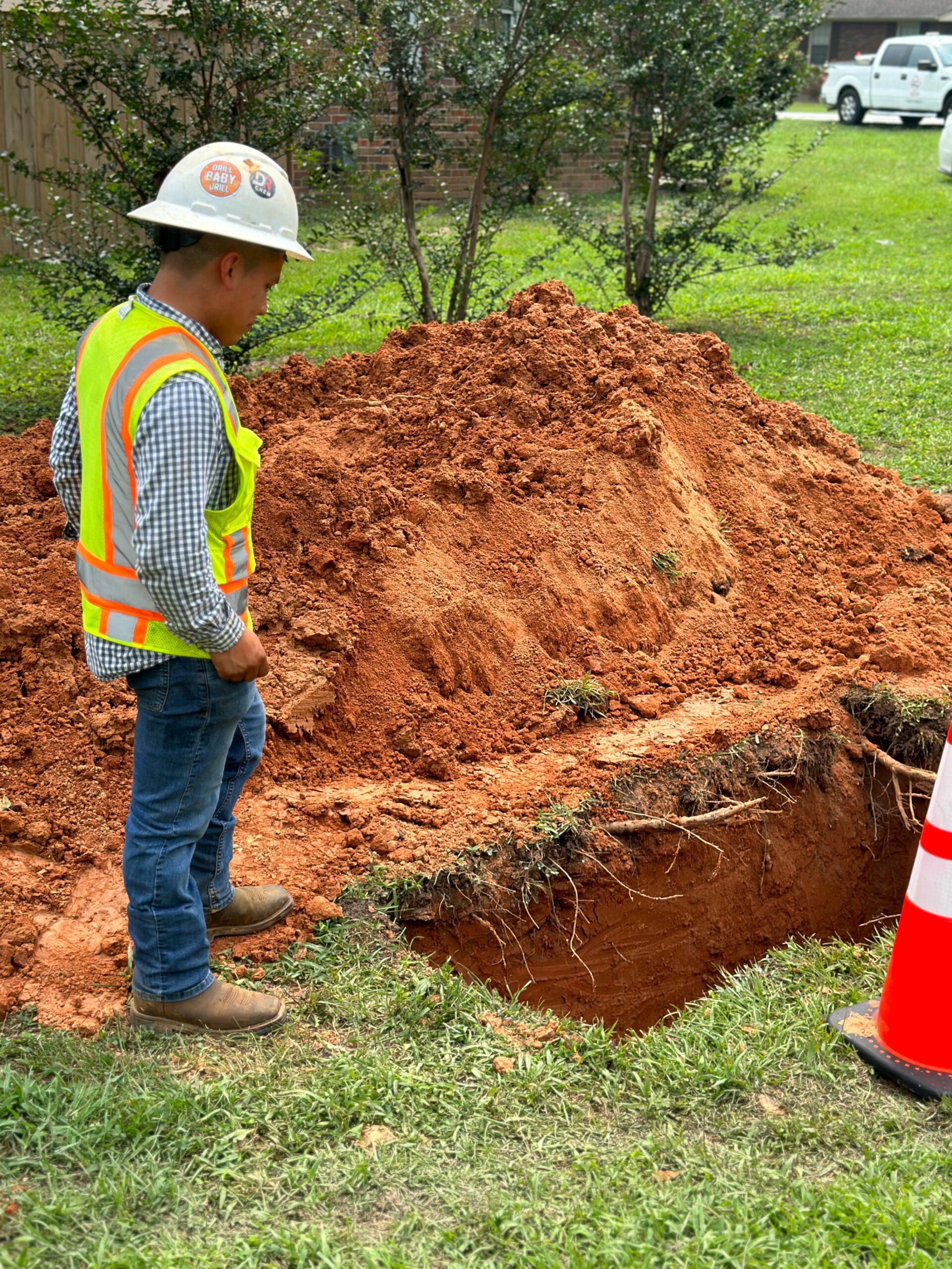 Utility trench field inspection